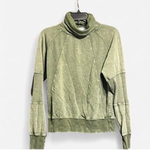 Evereve Sage Green Cowl Neck Sweater